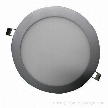 Warm White LED Round Panel Light, 12W, 85-265V AC, High-lumen Indoor Lamp, CE/UL/TUV Mark, 3014 SMD